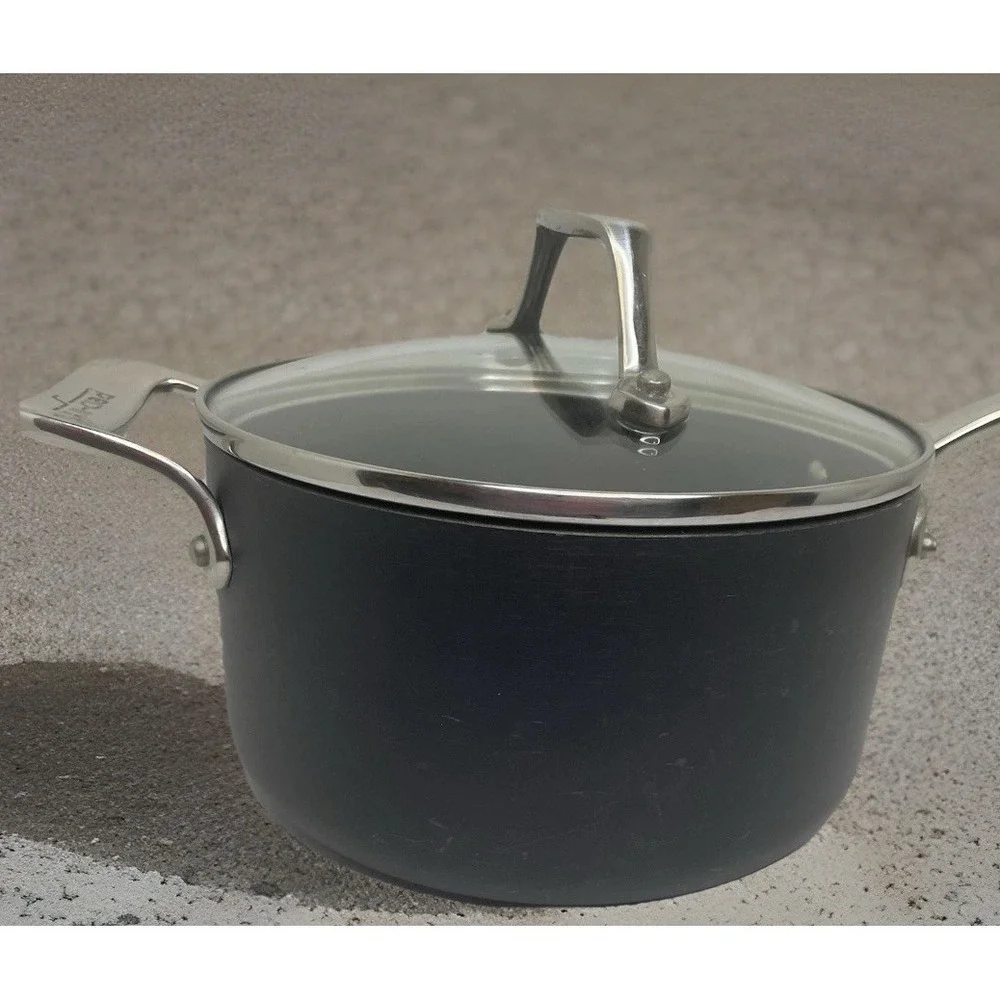 All-Clad 2.5 Qt Hard Anodized Aluminum Nonstick Sauce Pan & Tempered Glass Lid